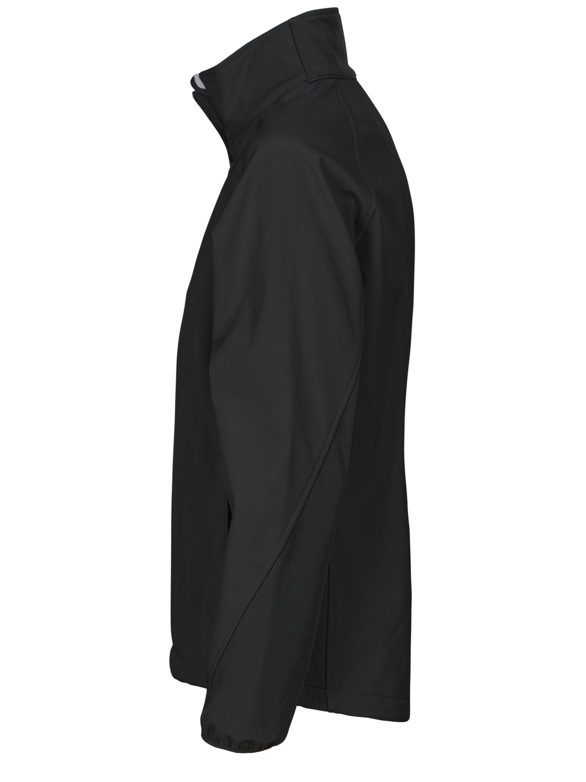 ProJob 2423 Damen Softshell Jacke mit Kontrastelementen Schwarz, Seitenansicht links
