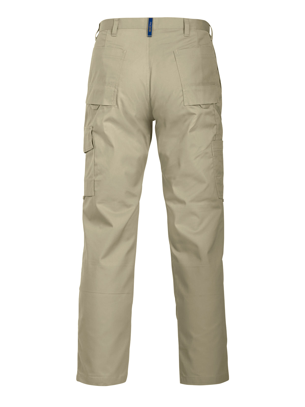 ProJob 2501 Arbeitshose Gerader Schnitt Khaki, Rückansicht