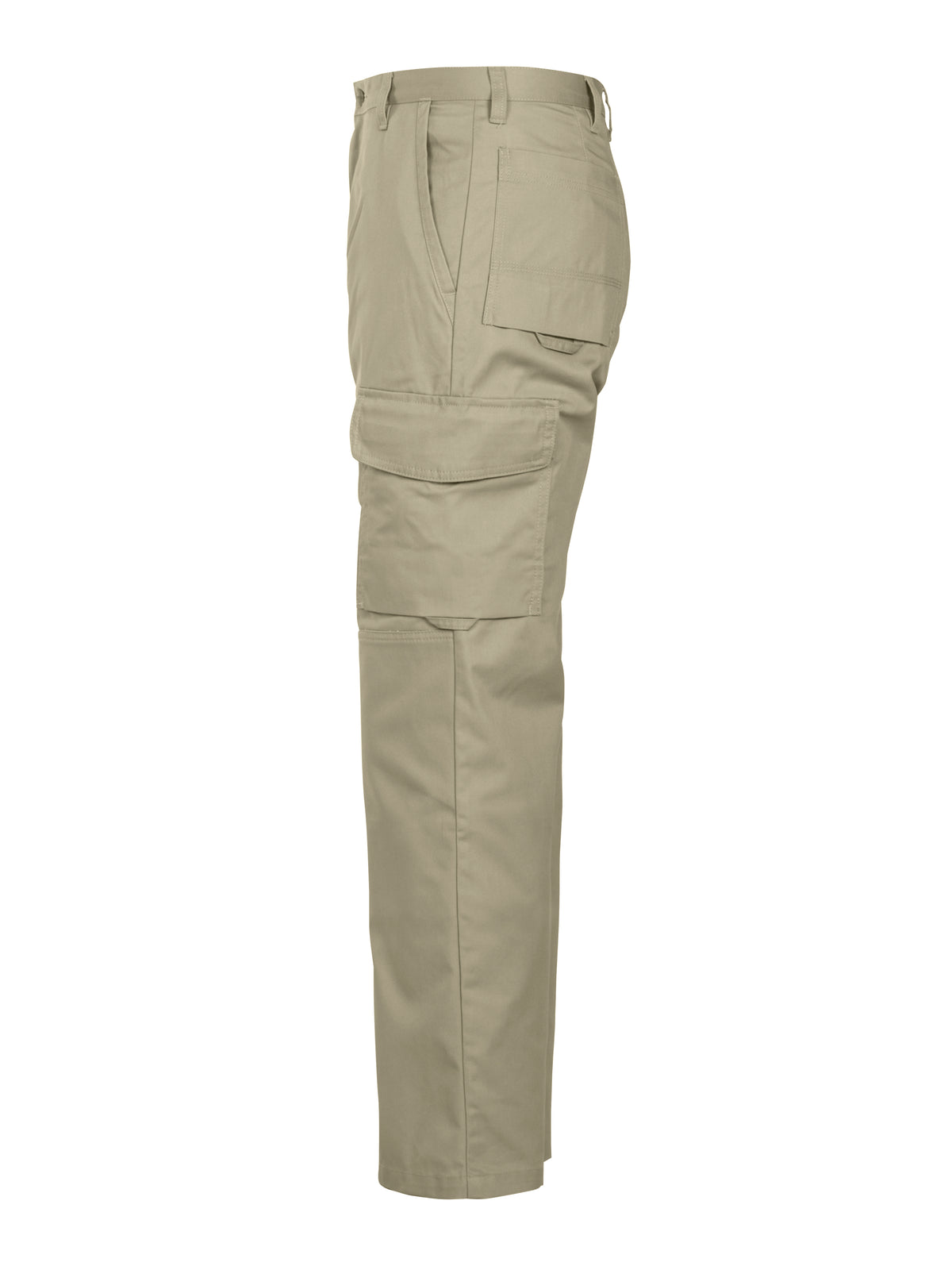 ProJob 2501 Arbeitshose Gerader Schnitt Khaki, Seitenansicht links
