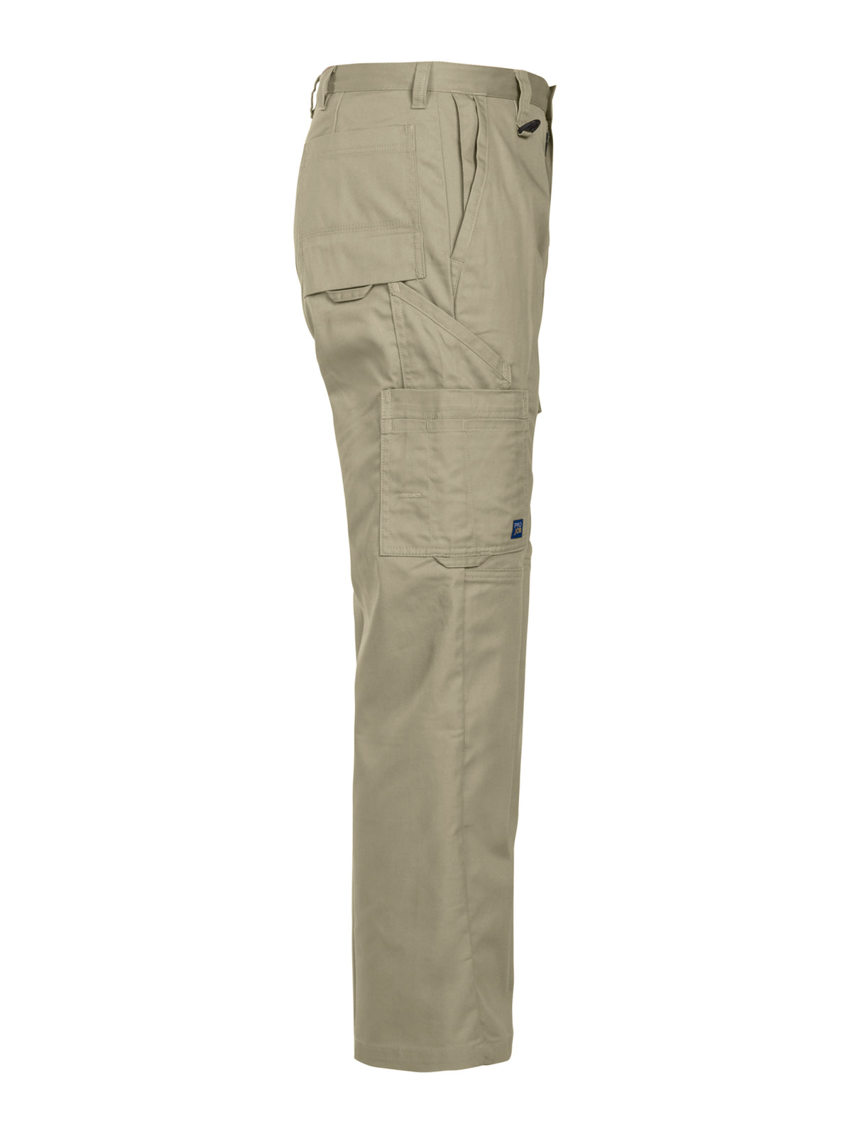 ProJob 2501 Arbeitshose Gerader Schnitt Khaki, Seitenansicht rechts