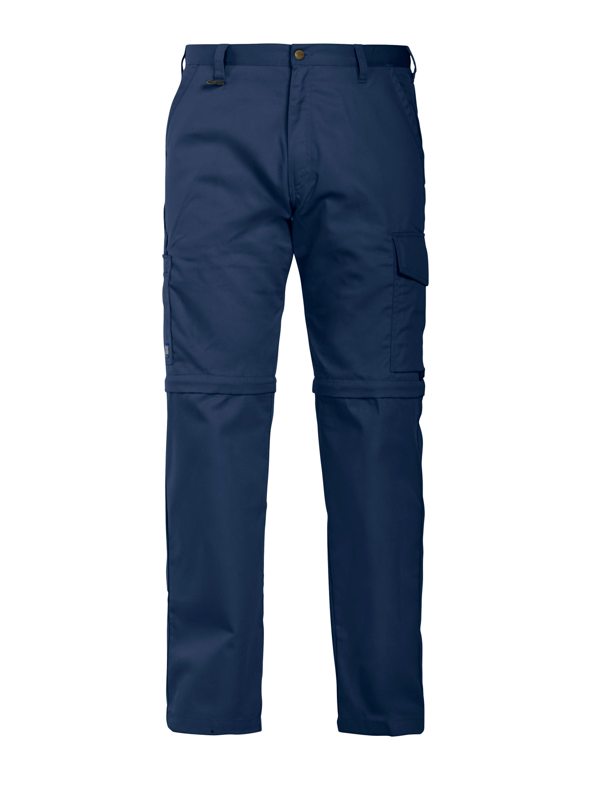ProJob 2502 Zip Off Arbeitshose Gerader Schnitt Marine, Vorderansicht