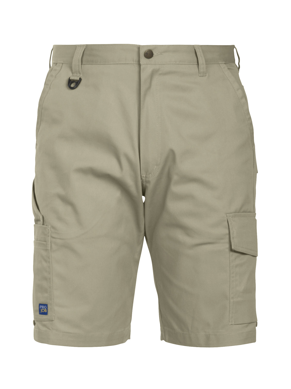 ProJob 2505 Shorts Gerader Schnitt Khaki, Vorderansicht