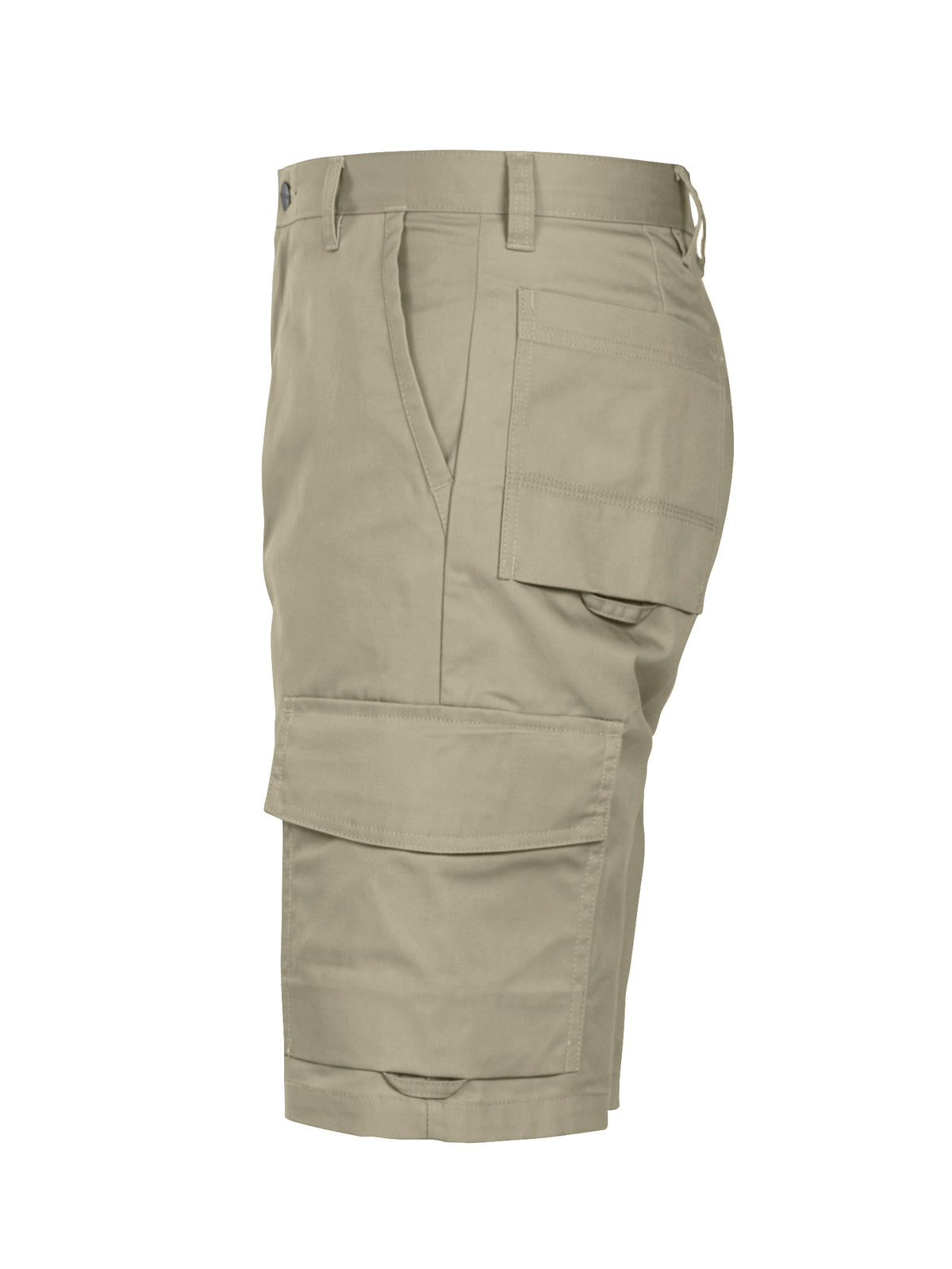 ProJob 2505 Shorts Gerader Schnitt Khaki, Seitenansicht links