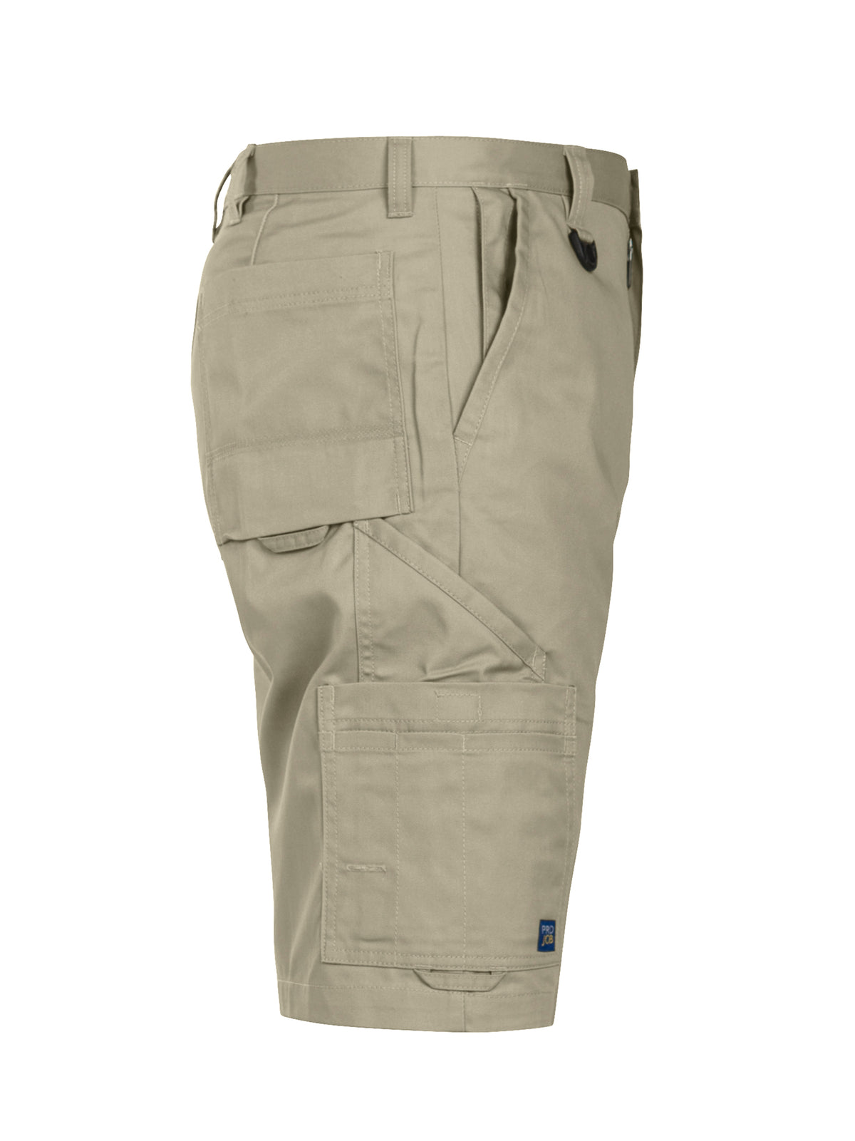 ProJob 2505 Shorts Gerader Schnitt Khaki, Seitenansicht rechts