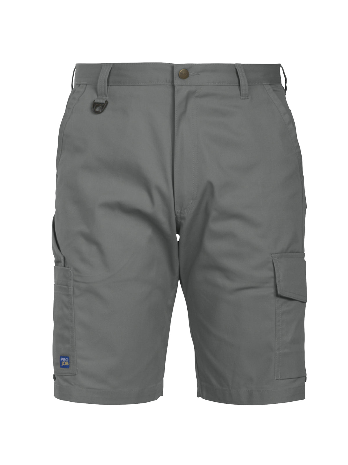ProJob 2505 Shorts Gerader Schnitt Steingrau, Vorderansicht