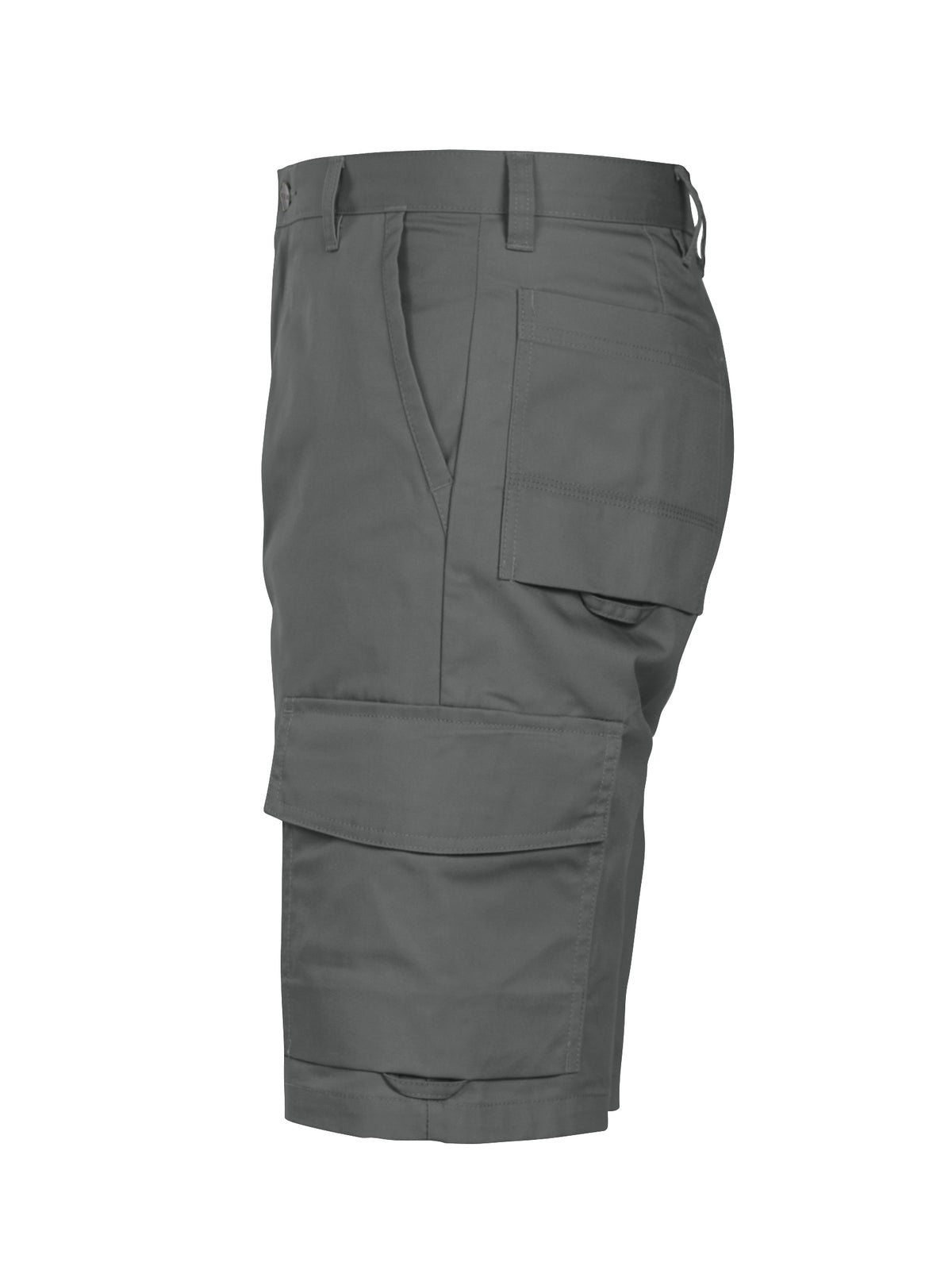 ProJob 2505 Shorts Gerader Schnitt Steingrau, Seitenansicht links