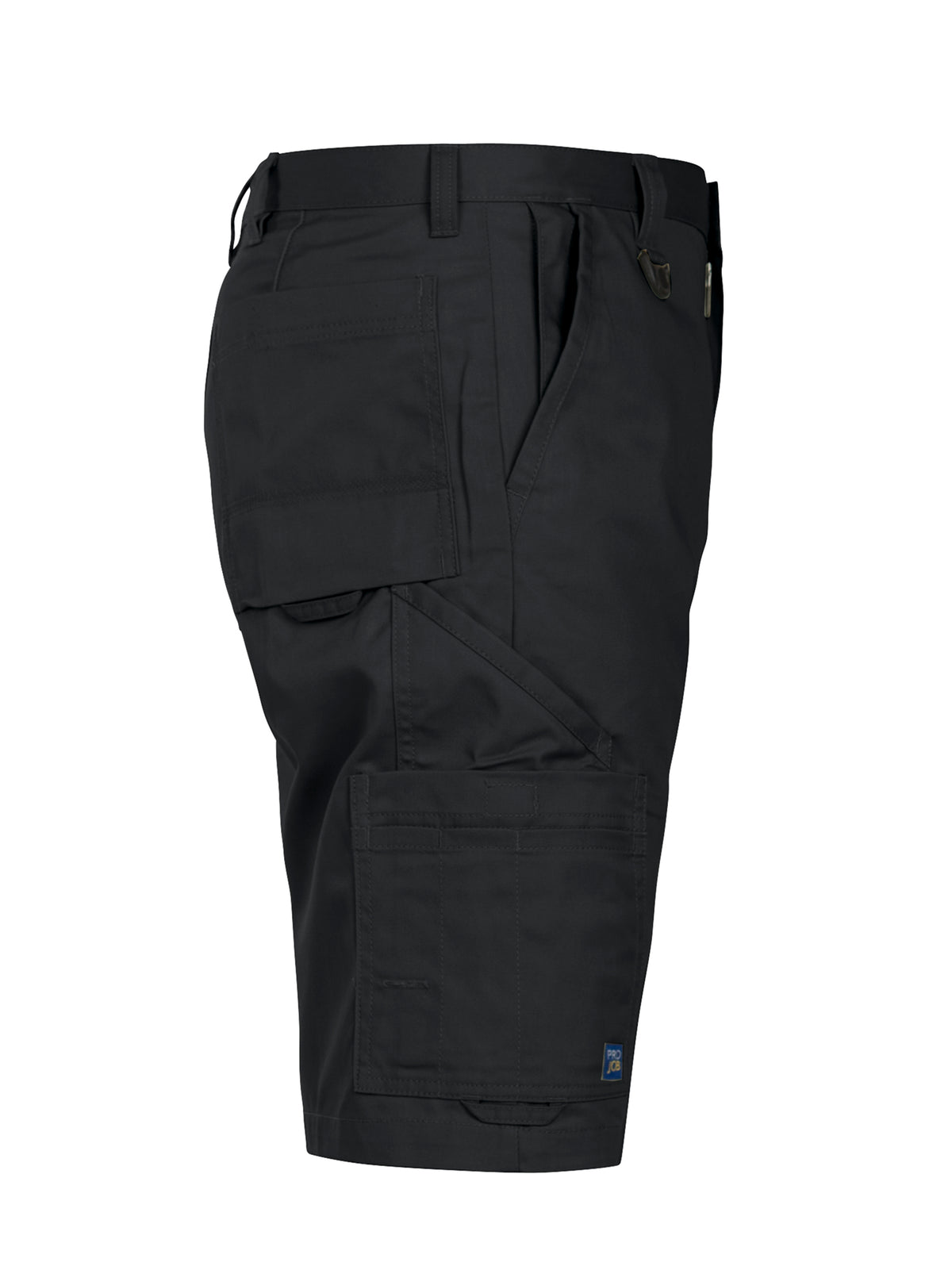 ProJob 2505 Shorts Gerader Schnitt Schwarz, Seitenansicht rechts