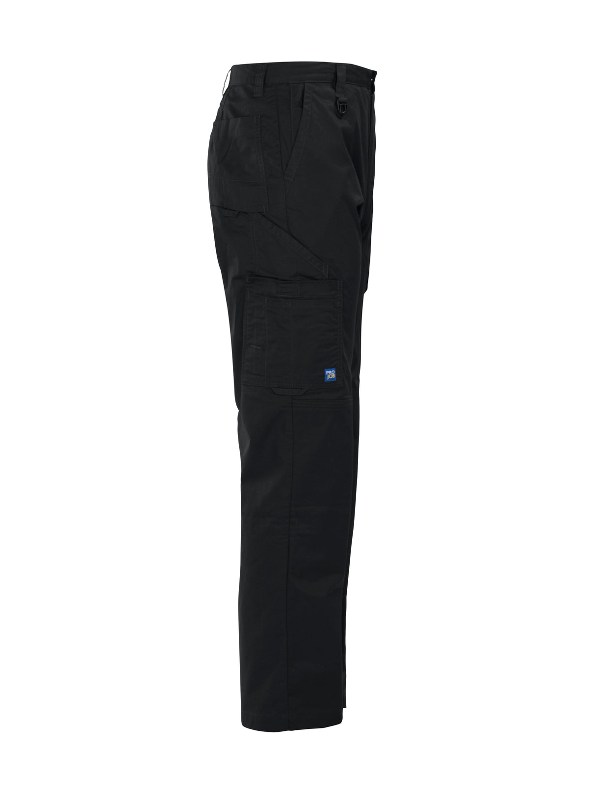 ProJob 2506 Leichte Arbeitshose Gerader Schnitt Schwarz, Seitenansicht rechts
