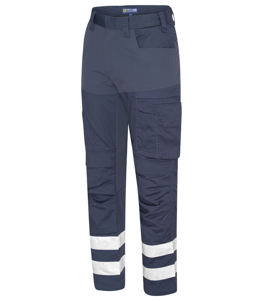 PRO JOB - 2509 Stretch Arbeitshose mit Reflektoren