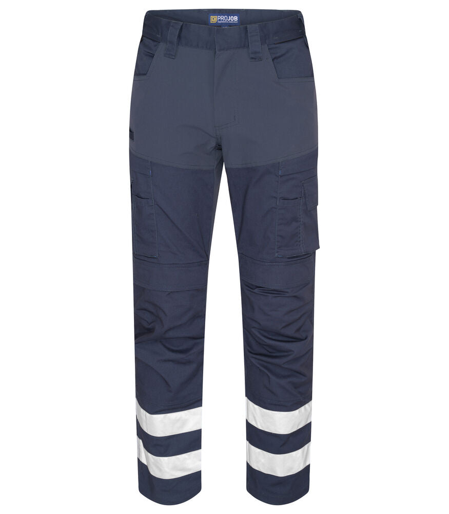 PRO JOB - 2509 Stretch Arbeitshose mit Reflektoren