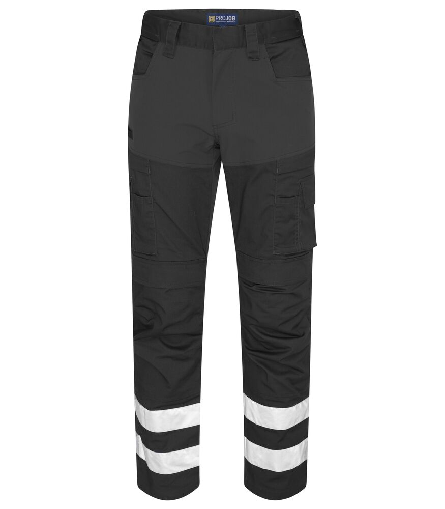PRO JOB - 2509 Stretch Arbeitshose mit Reflektoren