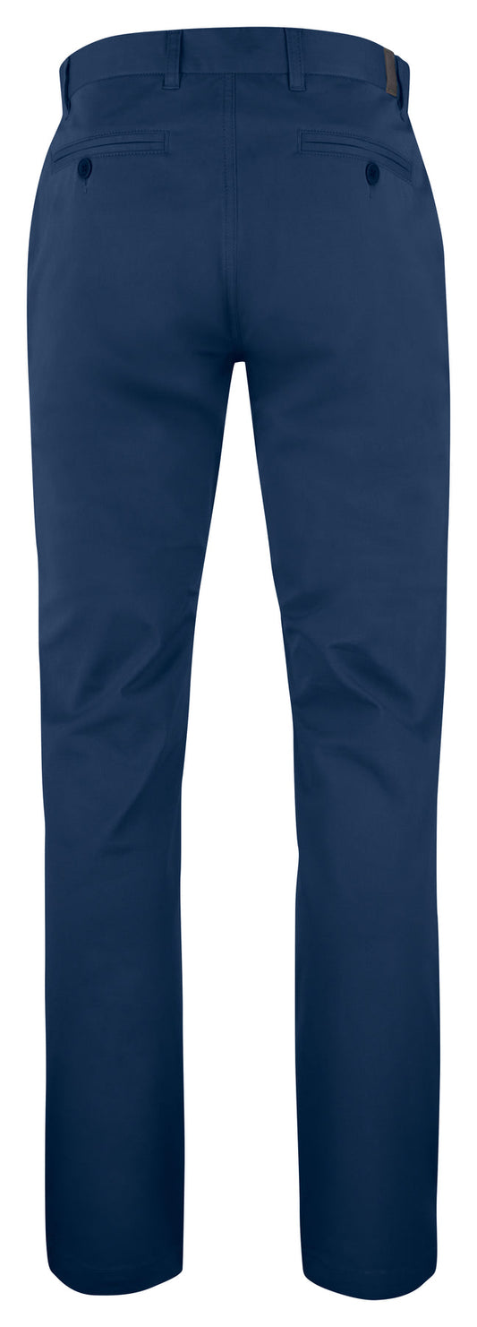ProJob 2550 Chino Hose Gerader Schnitt Marine, Rückansicht