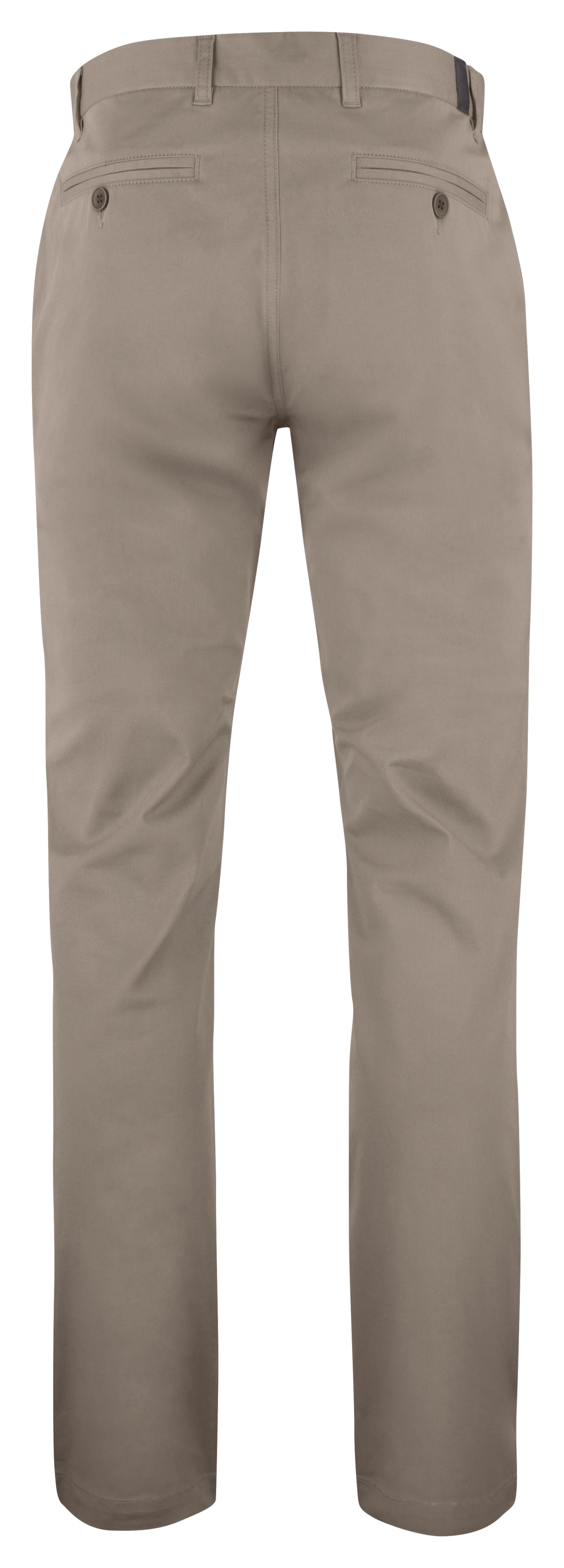 ProJob 2550 Chino Hose Gerader Schnitt Khaki, Rückansicht