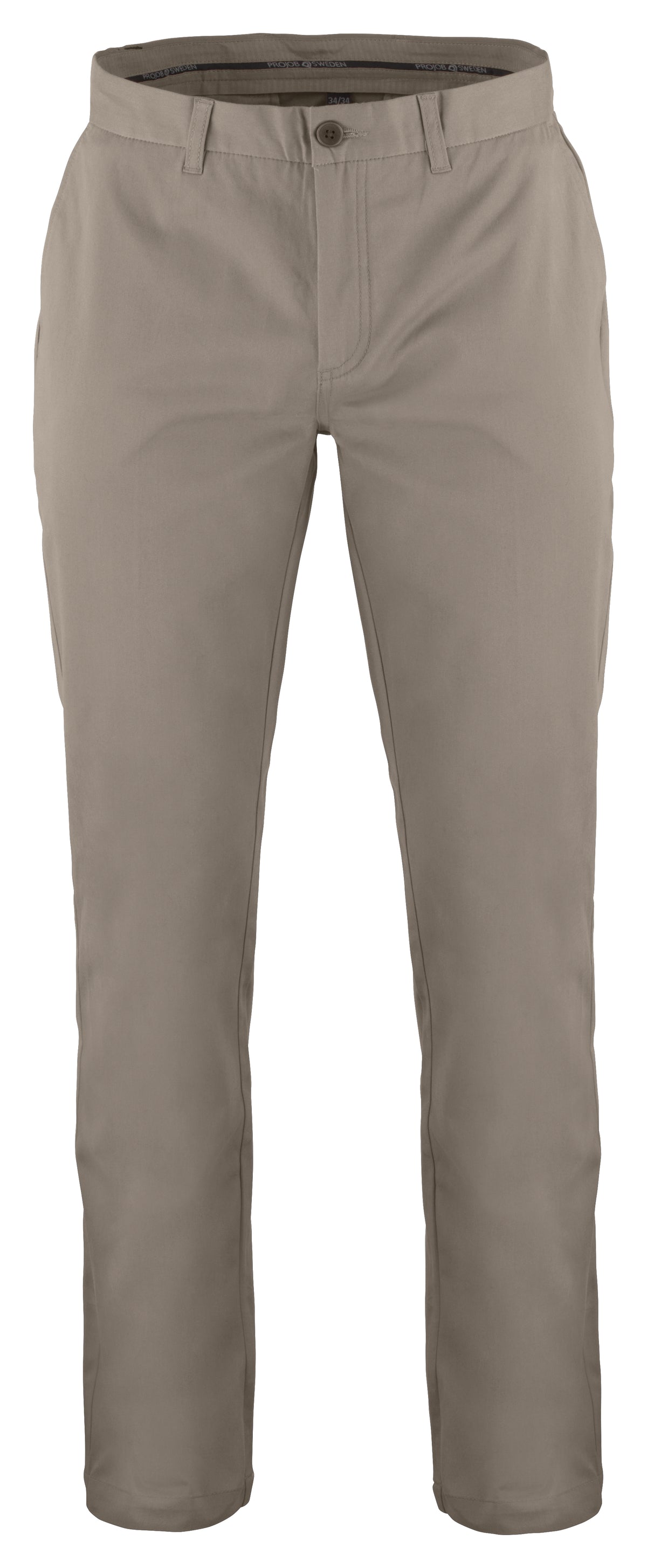 ProJob 2550 Chino Hose Gerader Schnitt Khaki, Vorderansicht