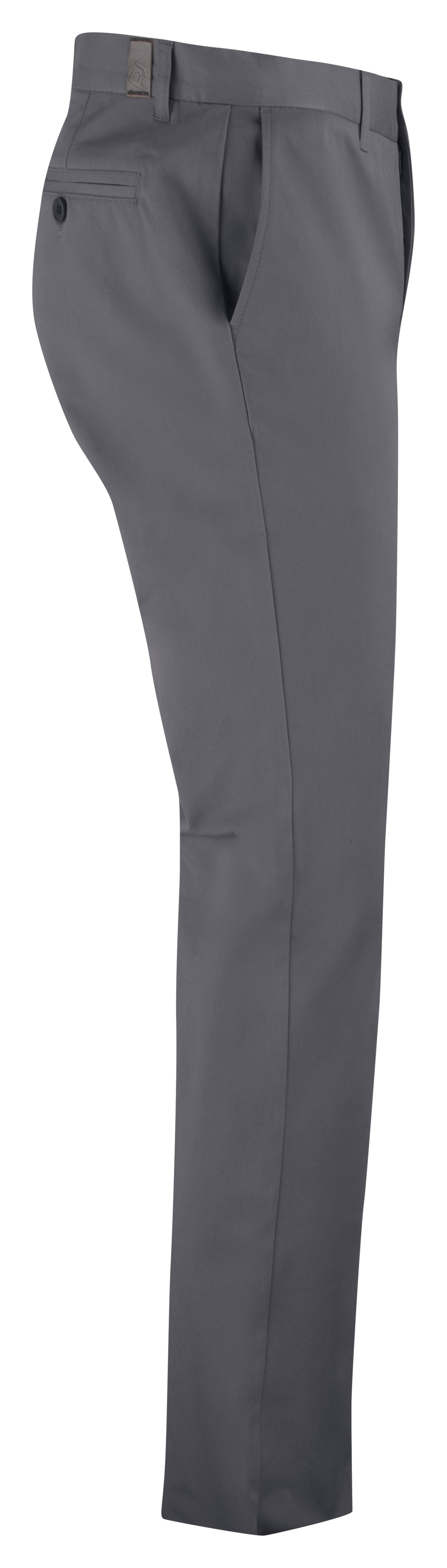 ProJob 2550 Chino Hose Gerader Schnitt Grau, Seitenansicht links