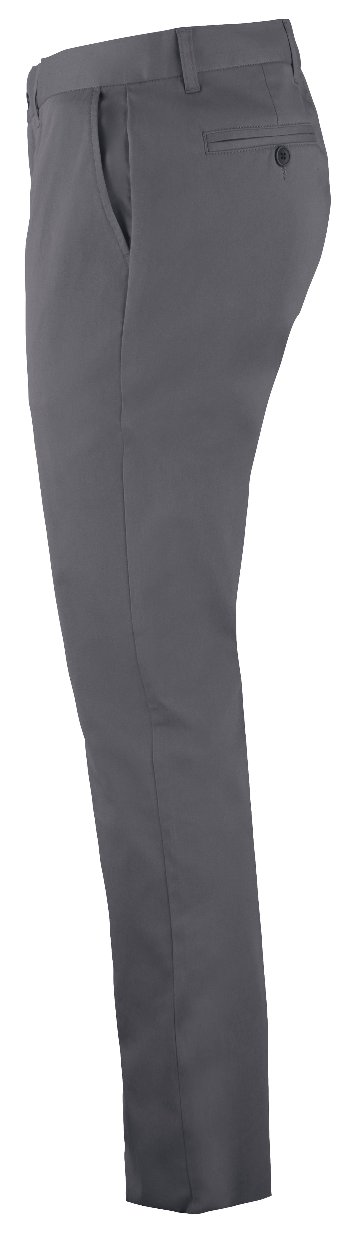 ProJob 2550 Chino Hose Gerader Schnitt Grau, Seitenansicht rechts