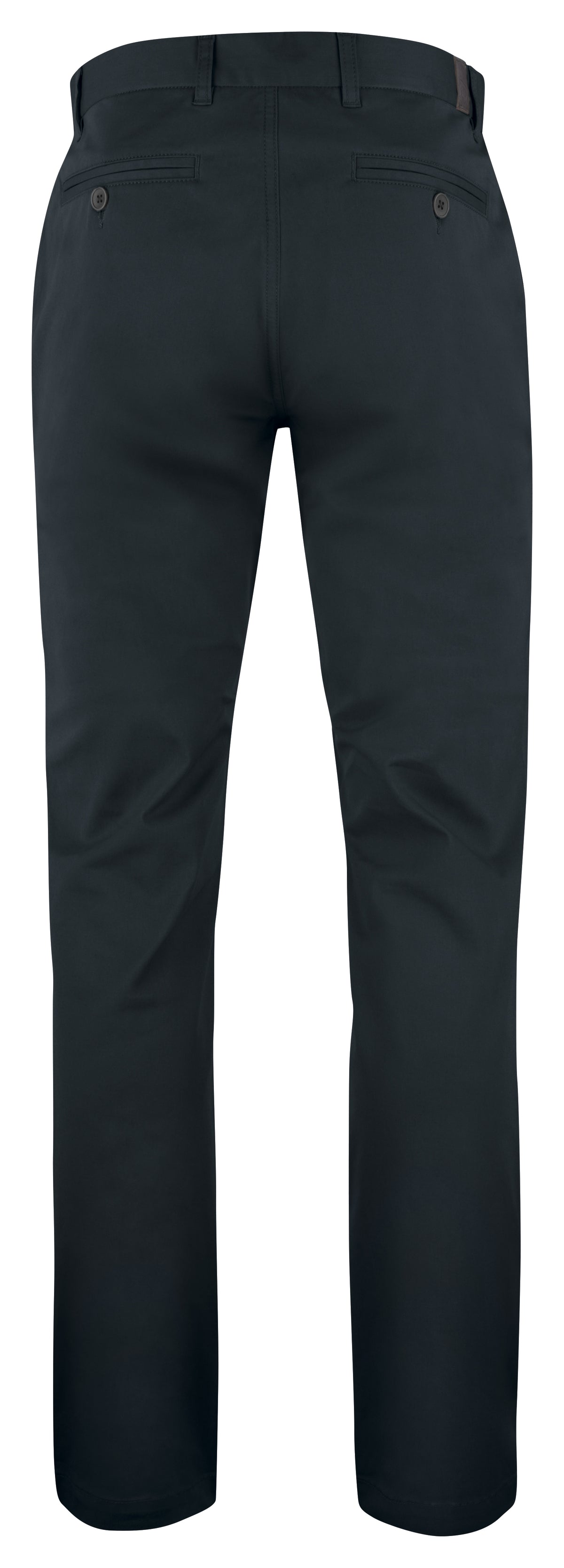 ProJob 2550 Chino Hose Gerader Schnitt Schwarz, Rückansicht