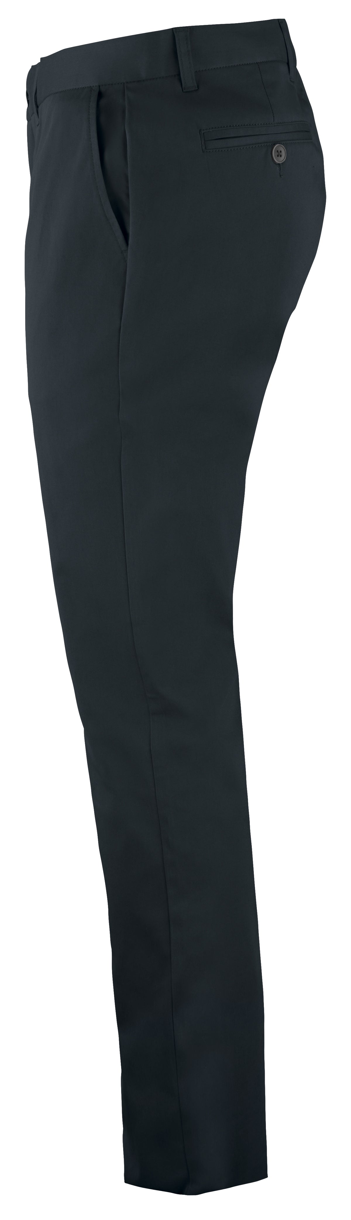 ProJob 2550 Chino Hose Gerader Schnitt Schwarz, Seitenansicht rechts