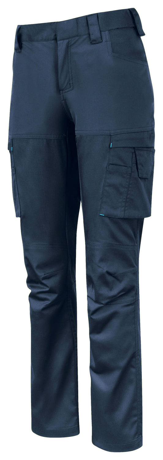 ProJob 2553 Damen Arbeitshose Allzweck Stretch Moderner Schnitt Marine, Produktansicht