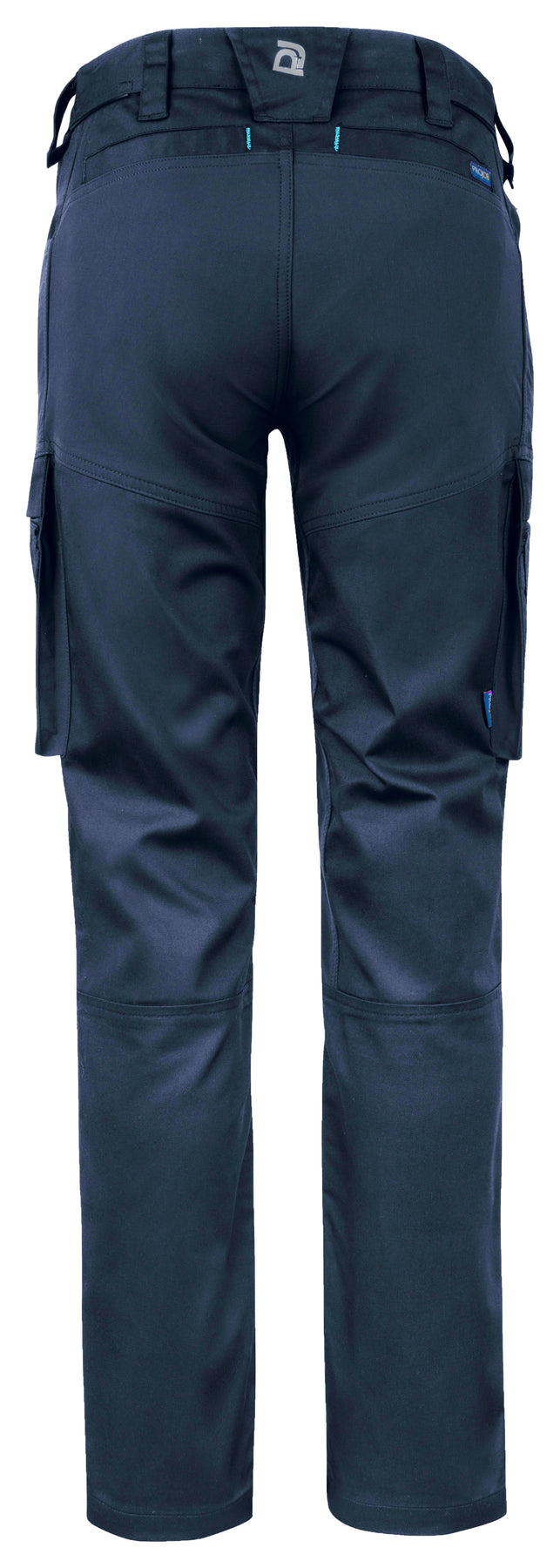ProJob 2553 Damen Arbeitshose Allzweck Stretch Moderner Schnitt Marine, Rückansicht