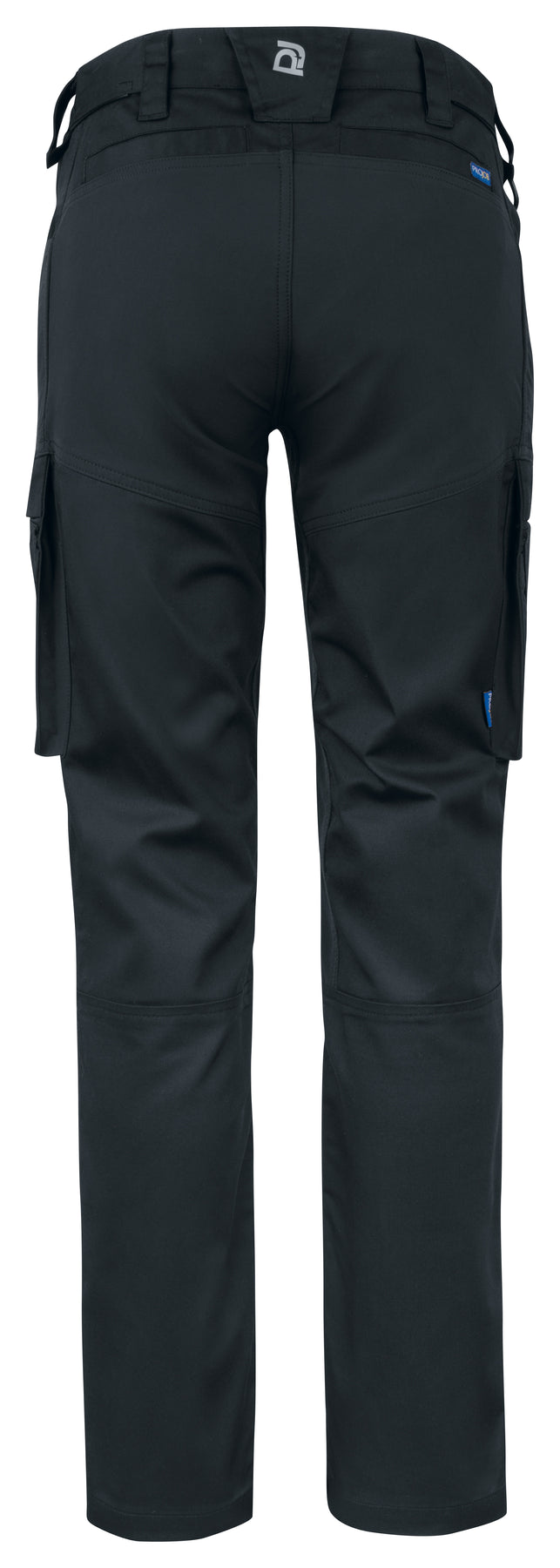 ProJob 2553 Damen Arbeitshose Allzweck Stretch Moderner Schnitt Schwarz, Rückansicht