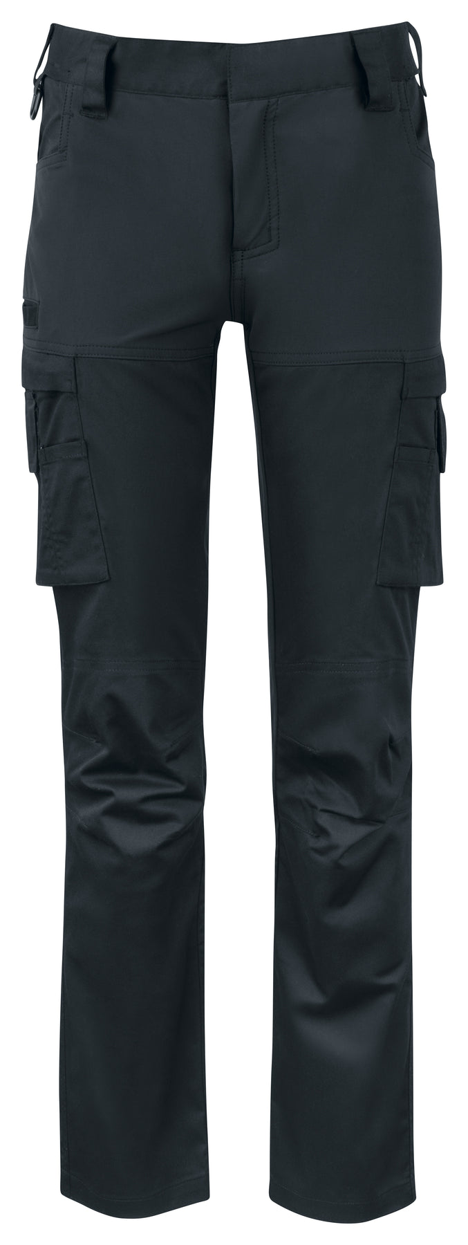 ProJob 2553 Damen Arbeitshose Allzweck Stretch Moderner Schnitt Schwarz, Vorderansicht