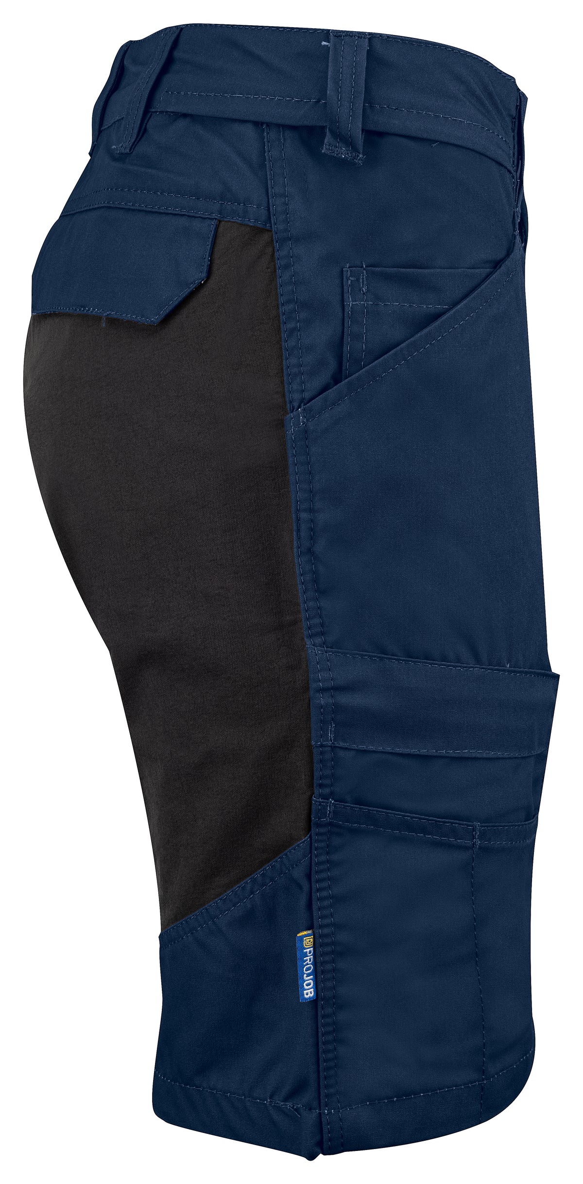 ProJob 2555 Stretch Damen Shorts Marine, Seitenansicht rechts