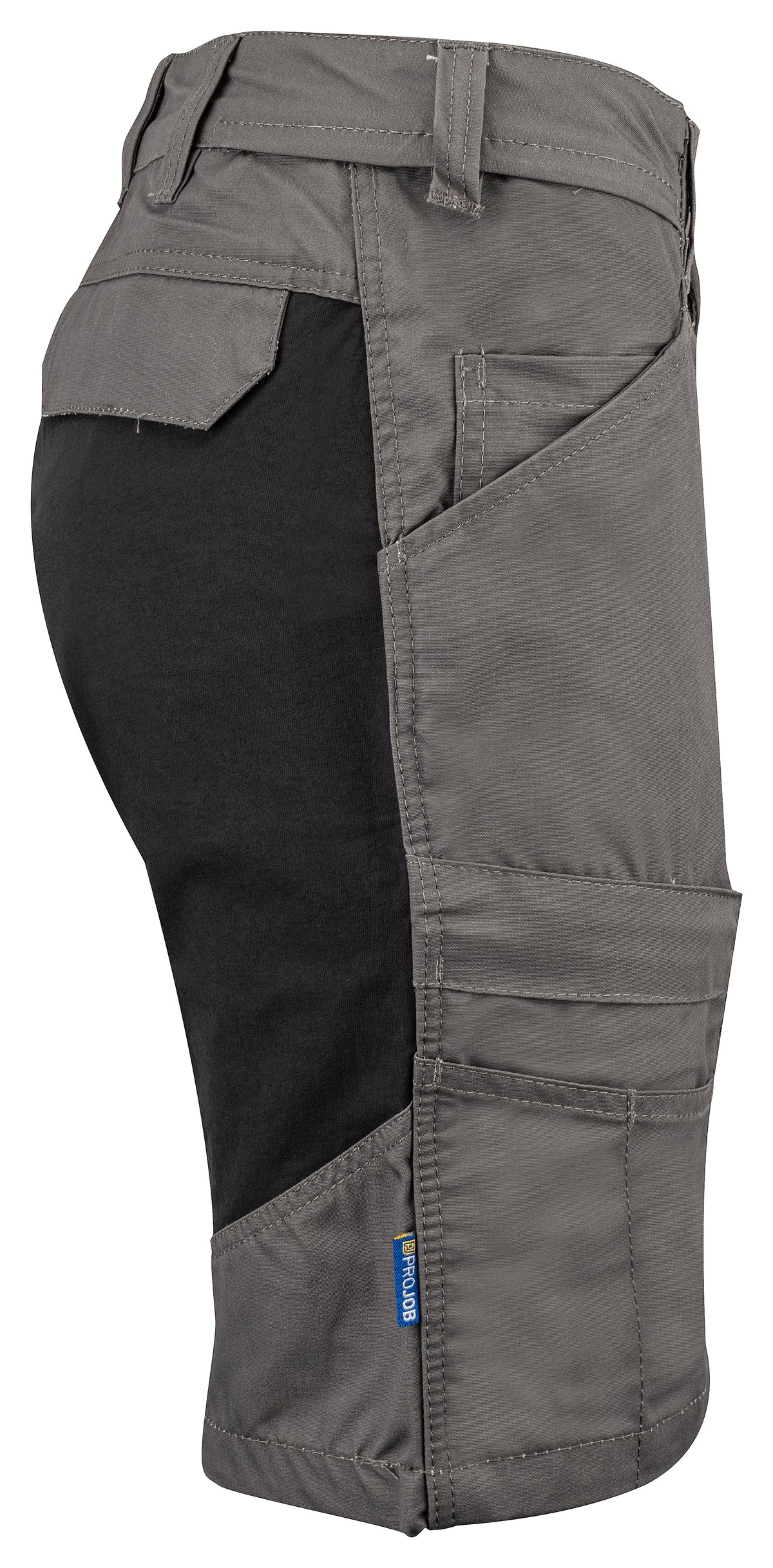 ProJob 2555 Stretch Damen Shorts Grau, Seitenansicht rechts