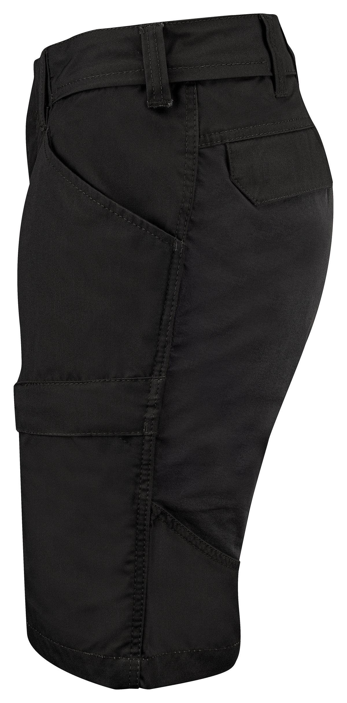 ProJob 2555 Stretch Damen Shorts Schwarz, Seitenansicht links