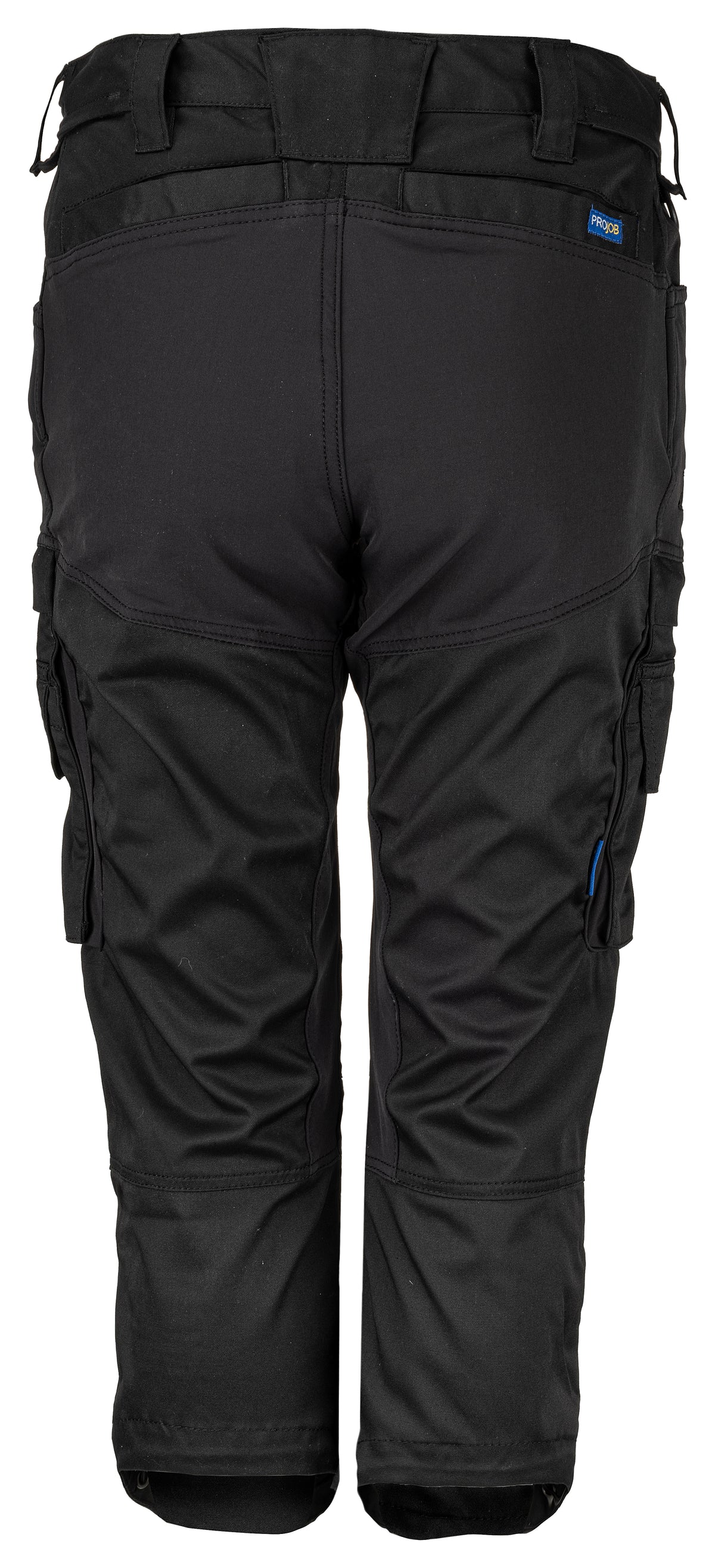 ProJob 2556 Damen 3/4 Arbeitshose Stretch Schwarz, Rückansicht