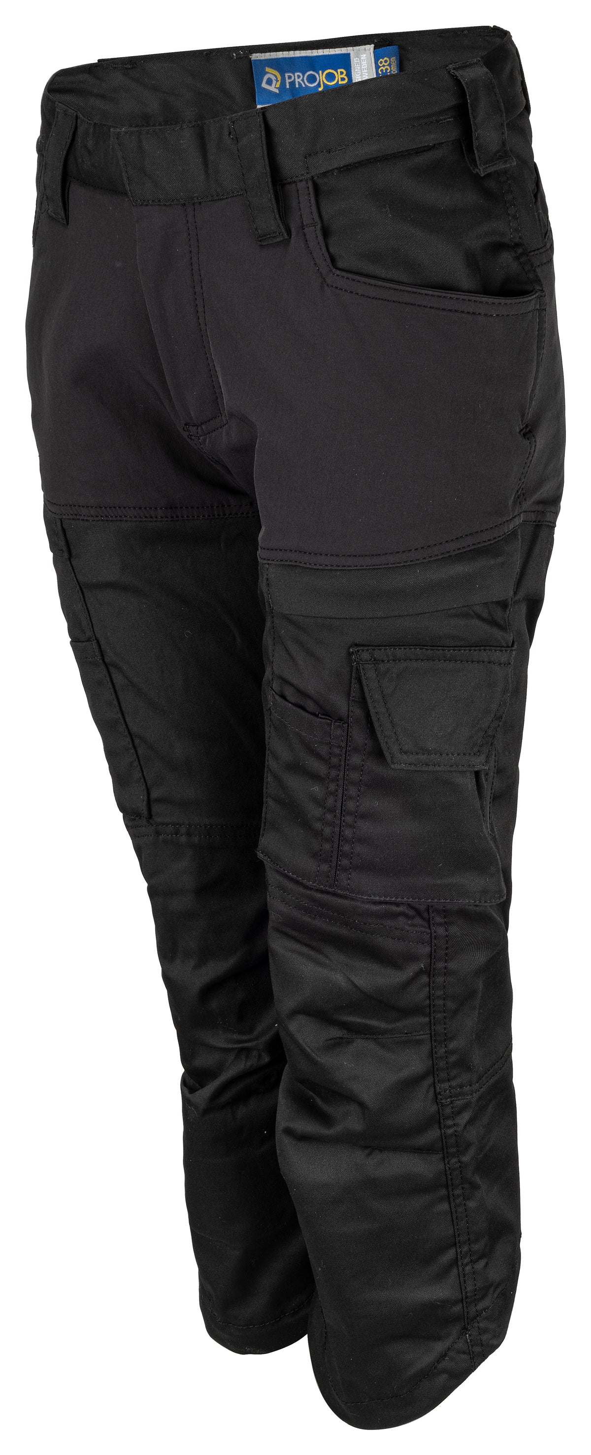 ProJob 2556 Damen 3/4 Arbeitshose Stretch Schwarz, Produktansicht