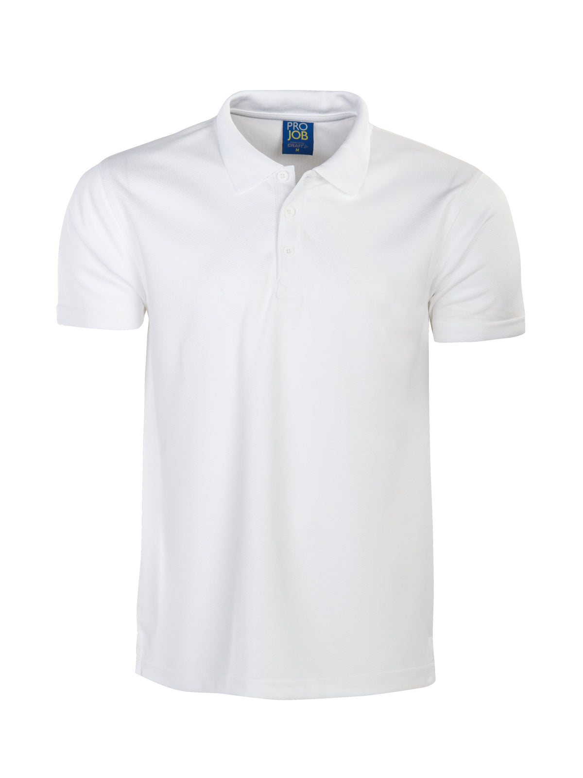 ProJob 3011 Funktionelles Piqué Polo Weiss, Vorderansicht