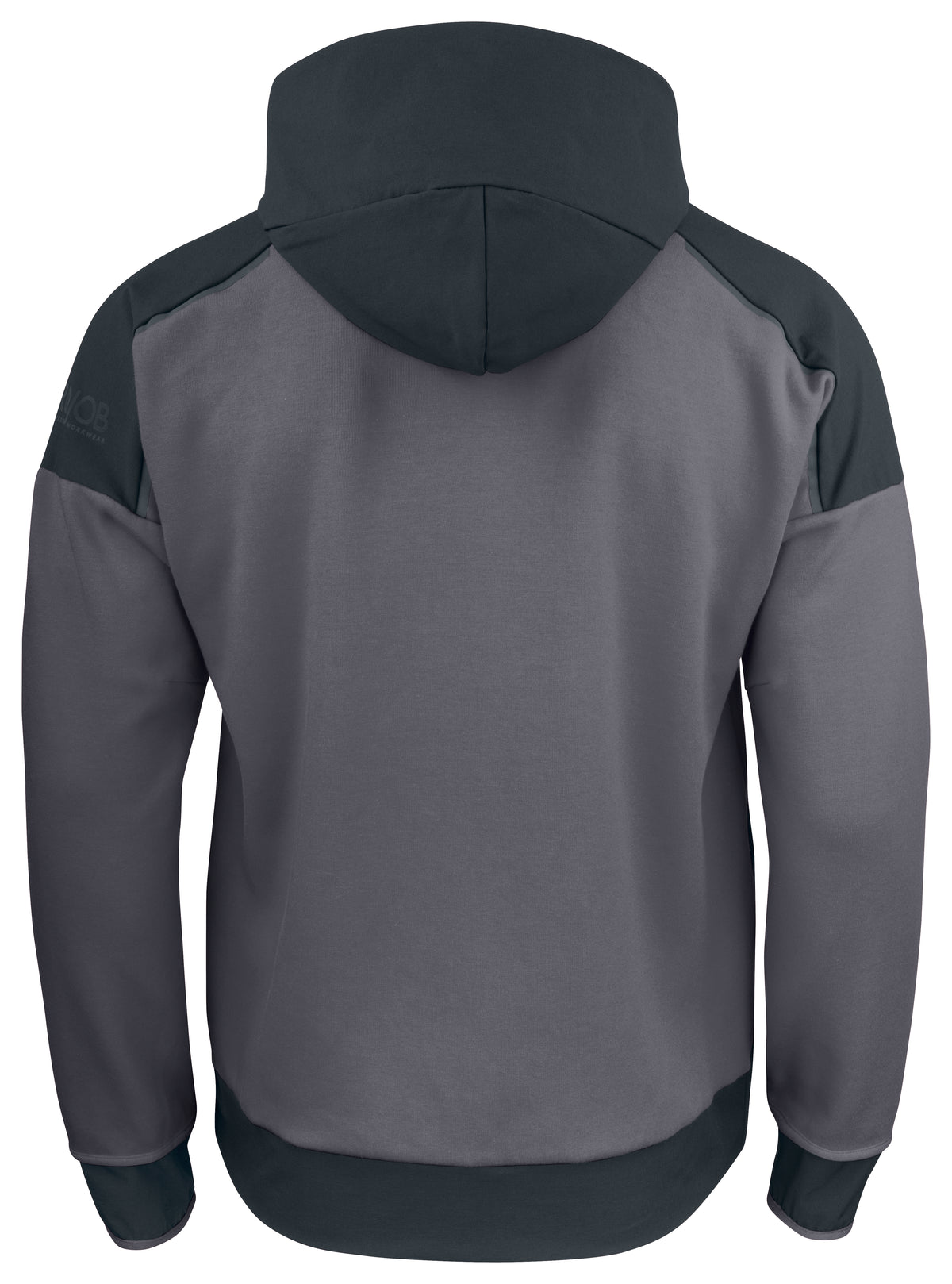 ProJob 3120 Kapuzenjacke mit Elastischen Softshell Elementen Grau, Rückansicht