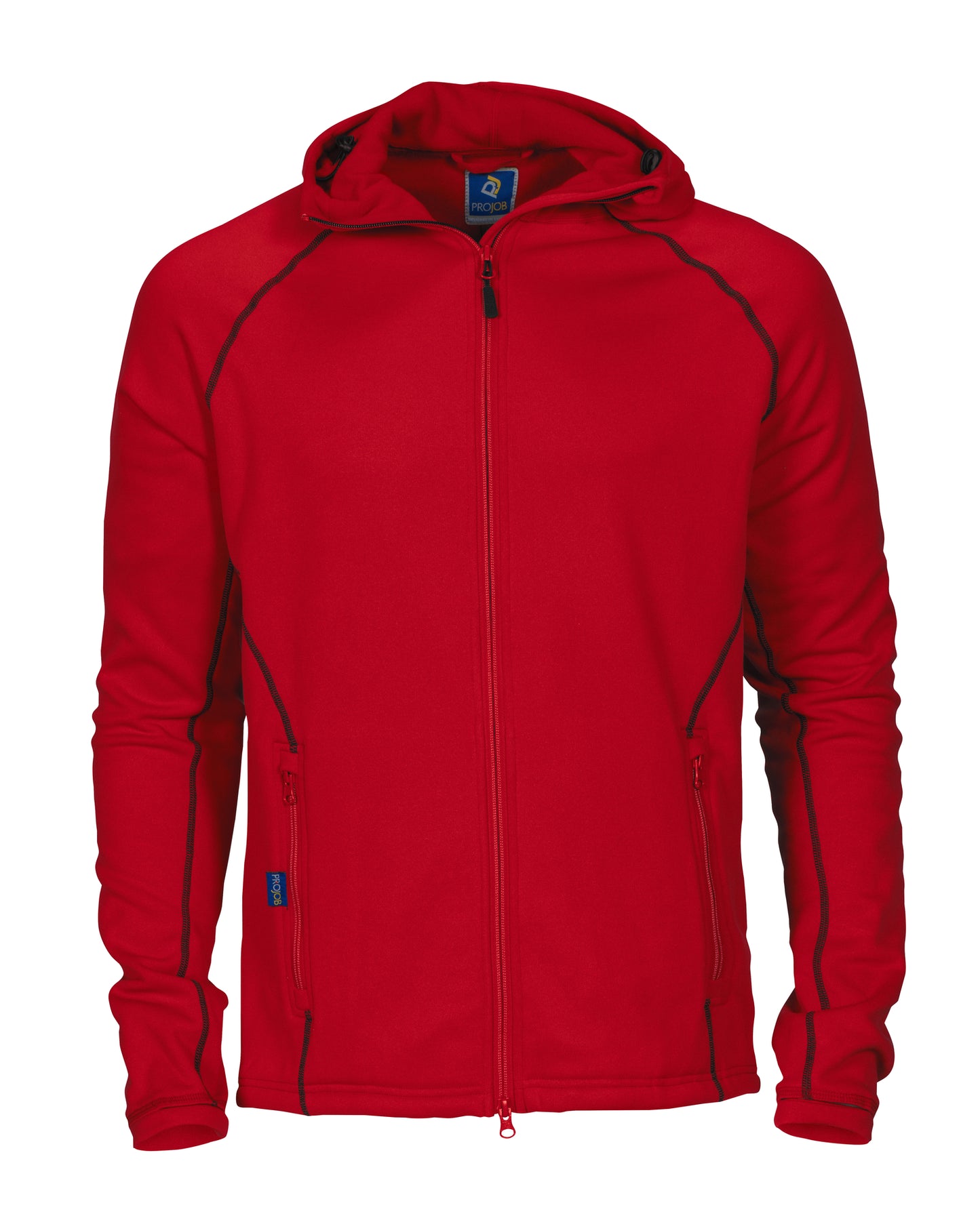 PRO JOB - 3314 Microfleece Jacke mit Kapue