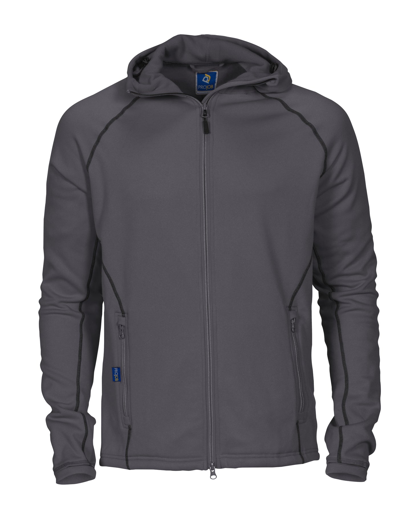 PRO JOB - 3314 Microfleece Jacke mit Kapue