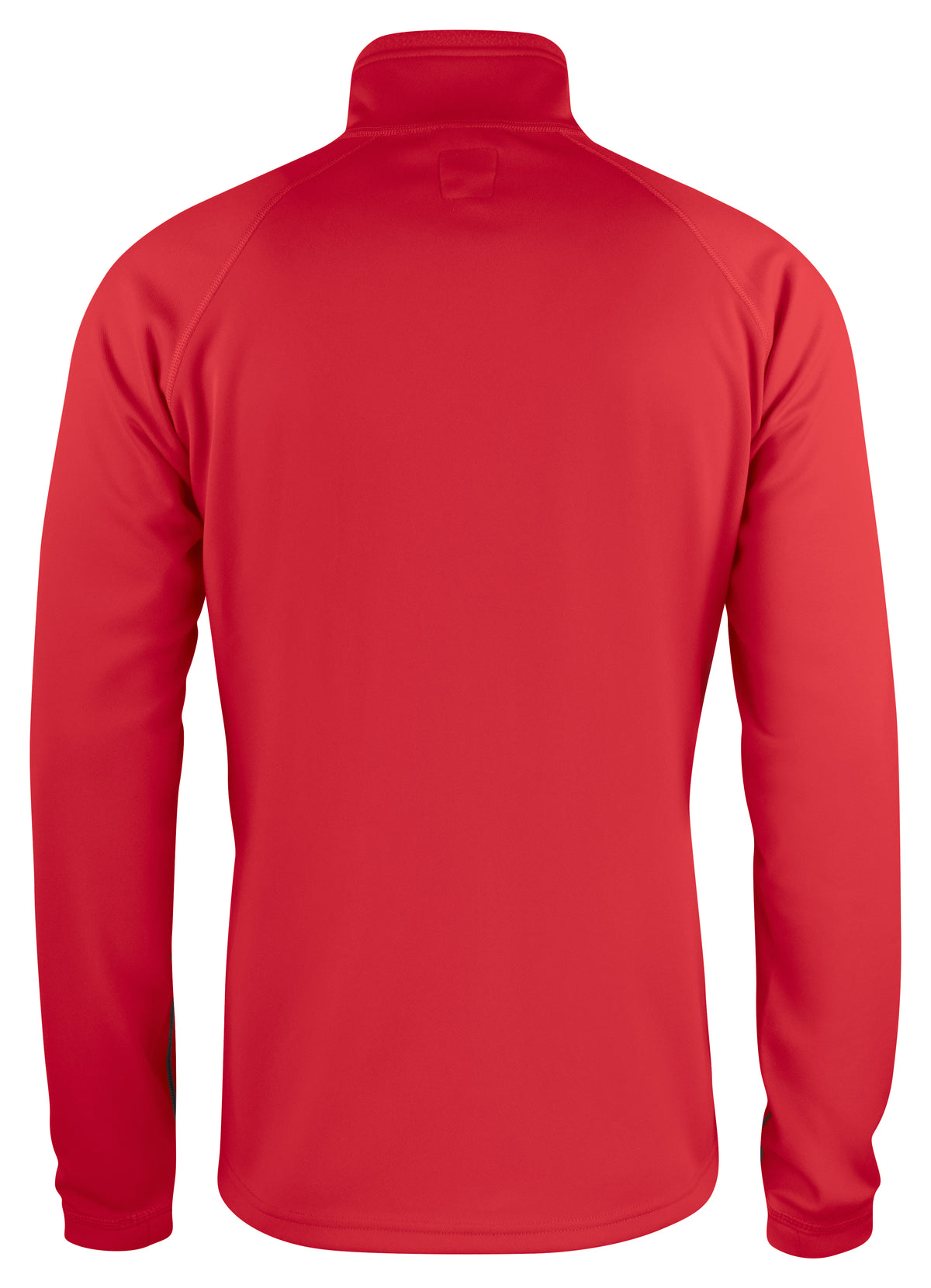 ProJob 3317 Funktionaler Microfleece Jacke ohne Kapuze Rot, Rückansicht