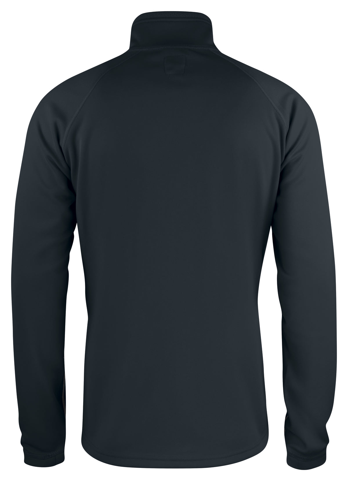 ProJob 3317 Funktionaler Microfleece Jacke ohne Kapuze Schwarz, Rückansicht