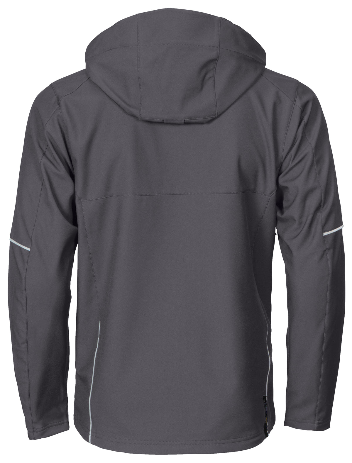ProJob 3406 3-Lagige Softshell Jacke Grau, Rückansicht