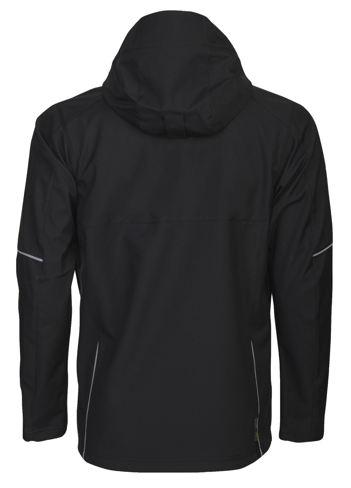 ProJob 3406 3-Lagige Softshell Jacke Schwarz, Rückansicht