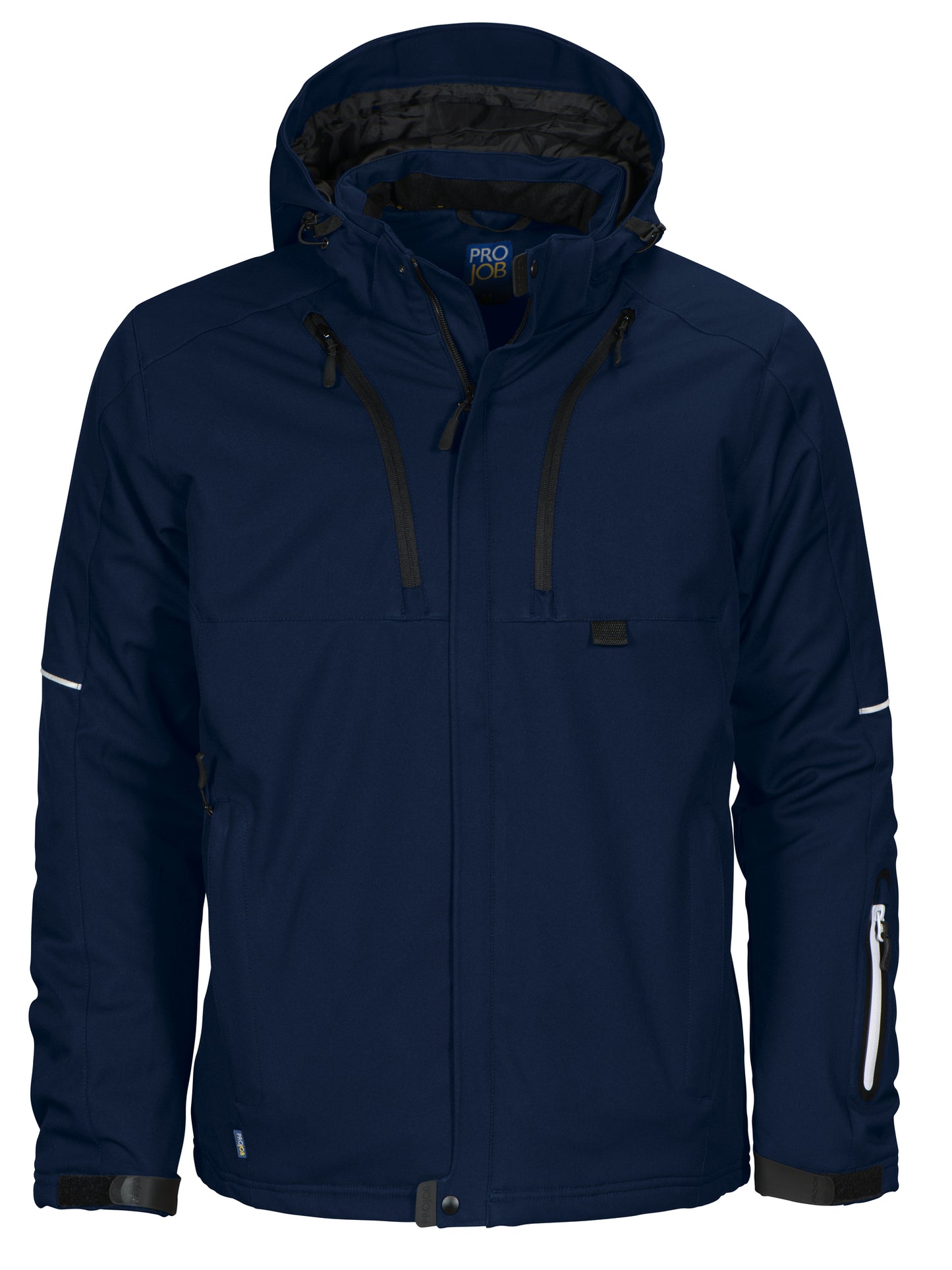 PRO JOB - 3407 gefütterte 3-lagige Softshell Jacke