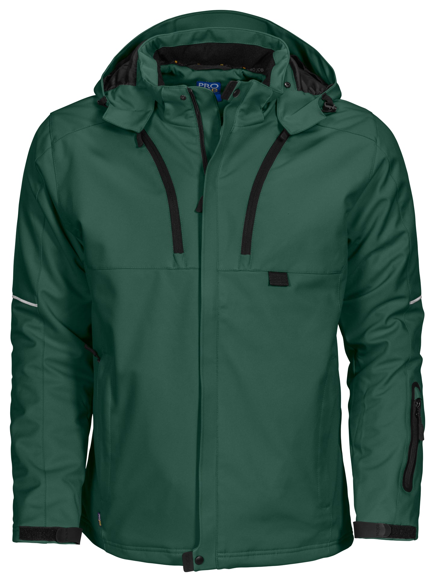 PRO JOB - 3407 gefütterte 3-lagige Softshell Jacke