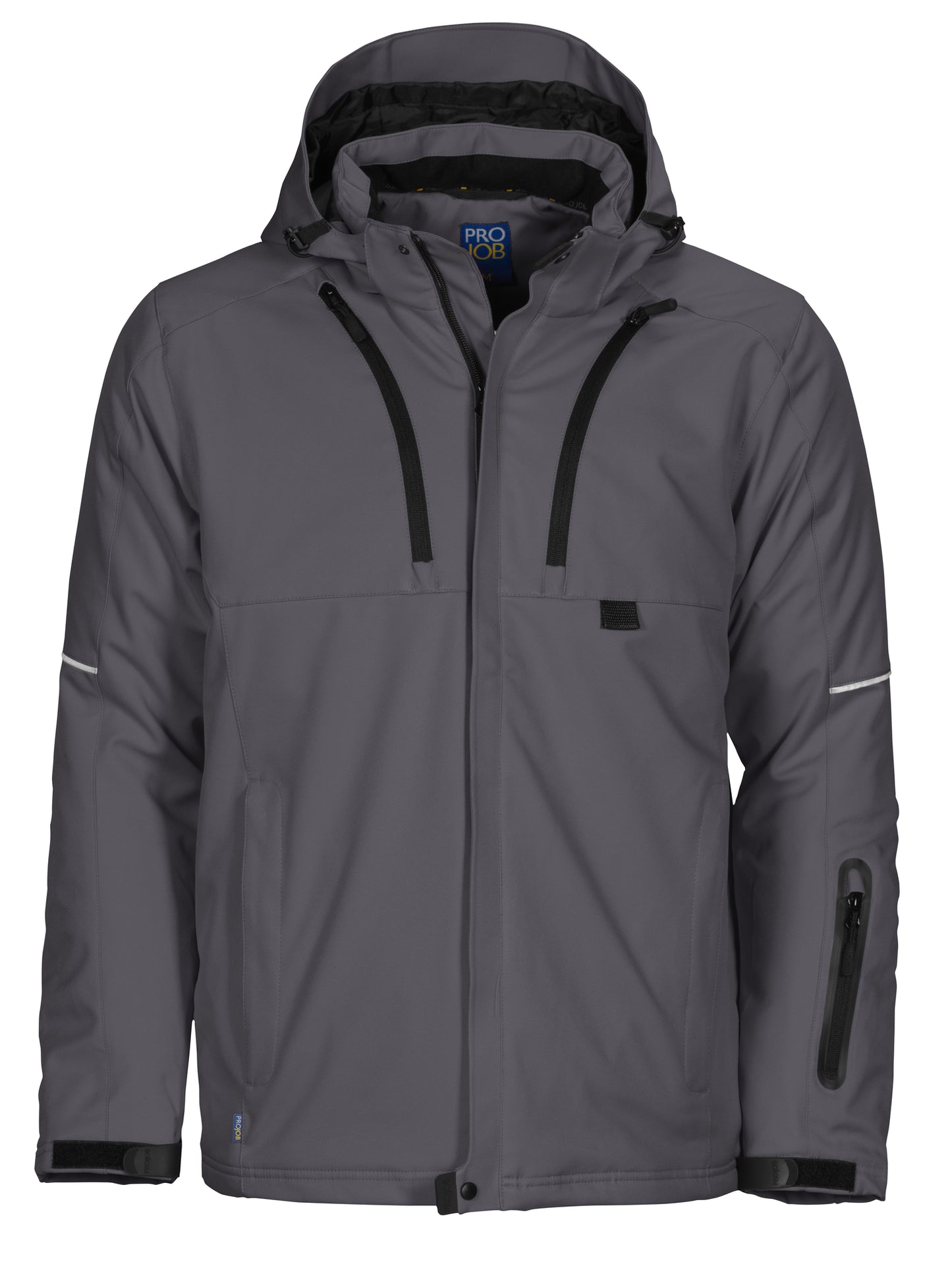 PRO JOB - 3407 gefütterte 3-lagige Softshell Jacke