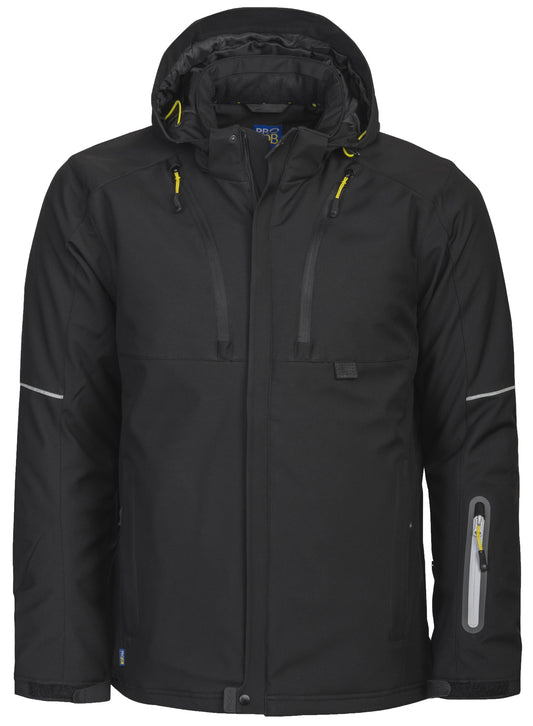 PRO JOB - 3407 gefütterte 3-lagige Softshell Jacke