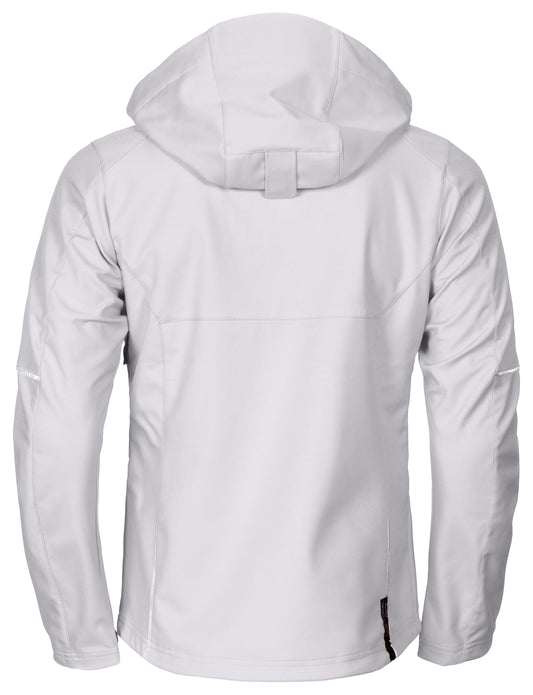 ProJob 3412 Damen 3-Lagige Softshell Jacke Weiss, Rückansicht