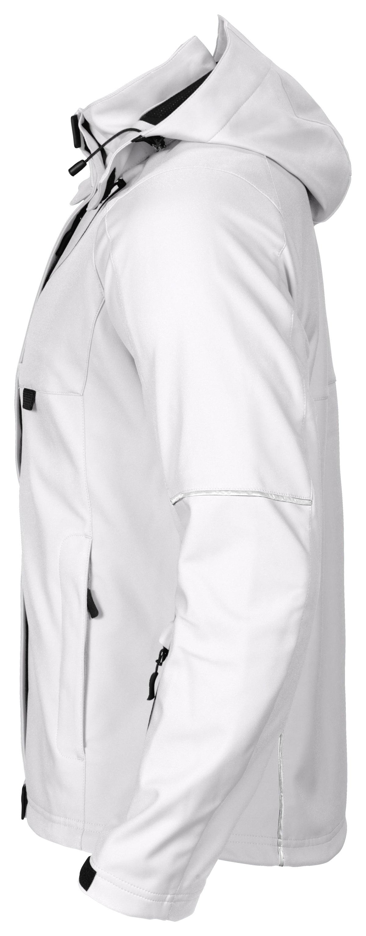 ProJob 3412 Damen 3-Lagige Softshell Jacke Weiss, Seitenansicht links