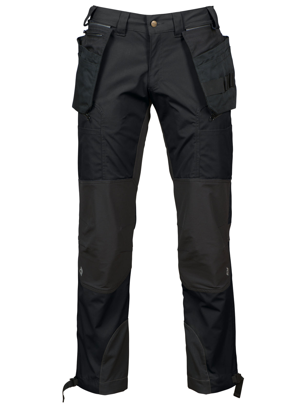 ProJob 3520 Arbeitshose mit Abnehmbaren Hängetaschen Modern Geschnitten Schwarz, Vorderansicht