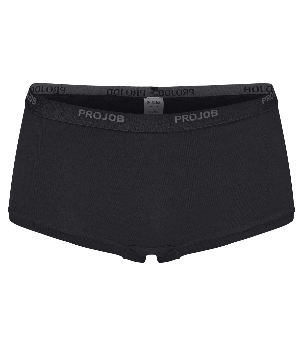 ProJob 3532 Damen Hipster, 2er Pack Schwarz, Vorderansicht