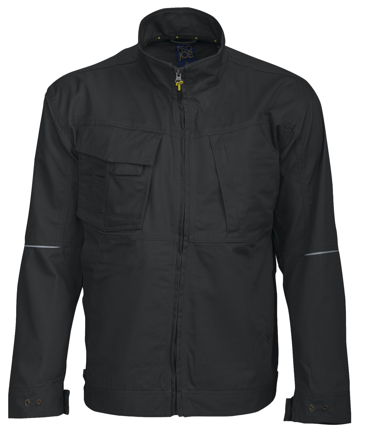 ProJob 4414 Arbeitsjacke Schwarz, Vorderansicht