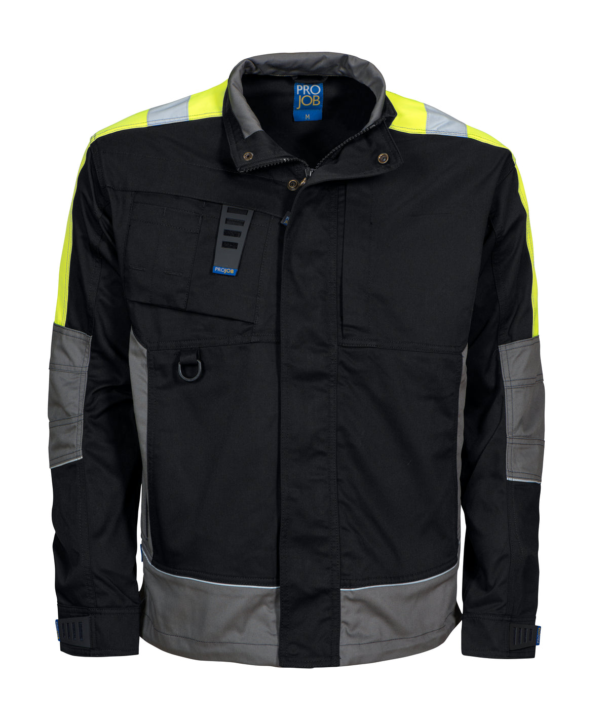 ProJob 4420 Jacke mit Kontrastelementen Schwarz, Vorderansicht