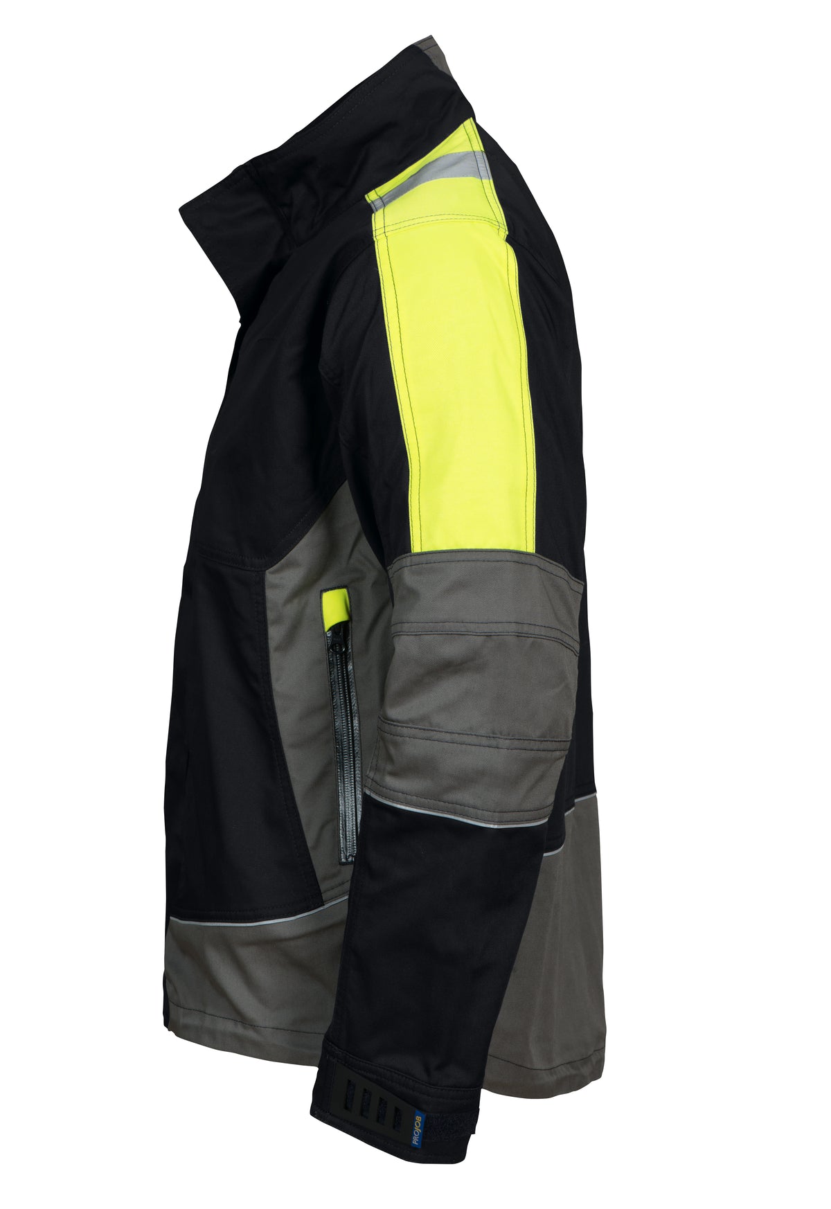 ProJob 4420 Jacke mit Kontrastelementen Schwarz, Seitenansicht links